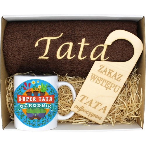 PREZENT DZIEŃ OJCA RĘCZNIK KUBEK TATA TATY OJCIEC