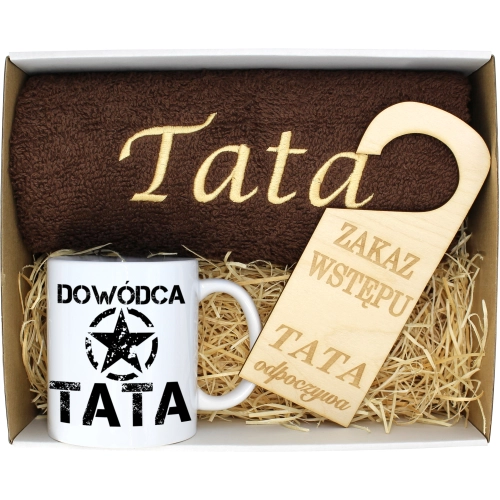 PREZENT DZIEŃ OJCA RĘCZNIK KUBEK TATA TATY OJCIEC
