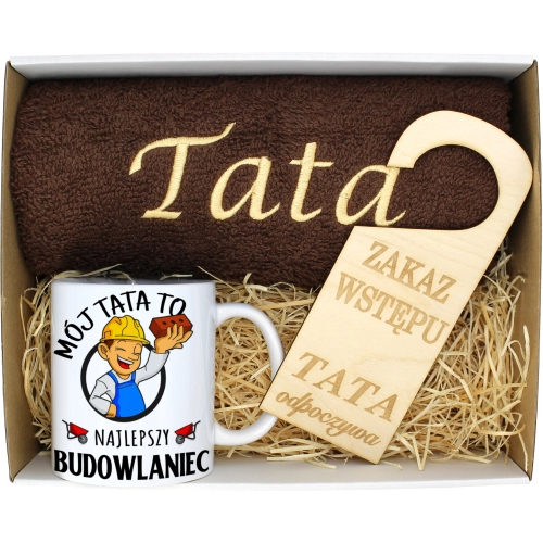 PREZENT DZIEŃ OJCA RĘCZNIK KUBEK TATA TATY OJCIEC