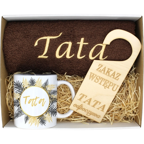 PREZENT DZIEŃ OJCA RĘCZNIK KUBEK TATA TATY OJCIEC