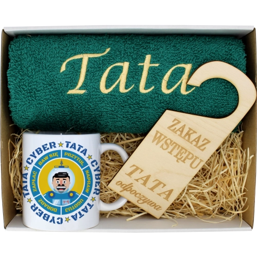 PREZENT DZIEŃ OJCA RĘCZNIK KUBEK TATA TATY OJCIEC