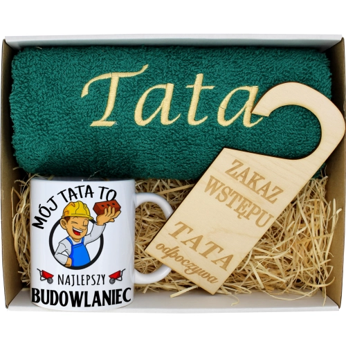 PREZENT DZIEŃ OJCA RĘCZNIK KUBEK TATA TATY OJCIEC