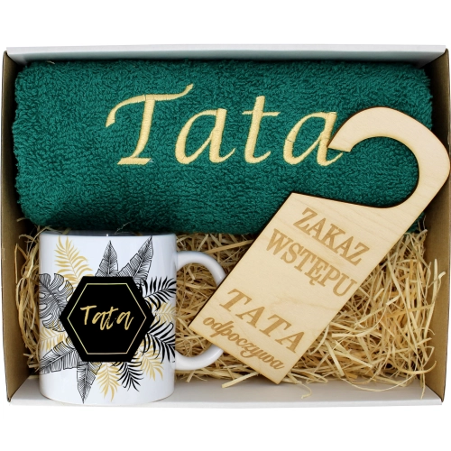 PREZENT DZIEŃ OJCA RĘCZNIK KUBEK TATA TATY OJCIEC