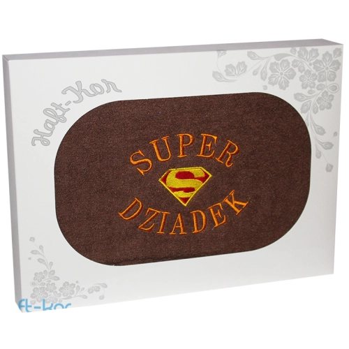 RĘCZNIK Z HAFTEM DZIEŃ DZIADKA 70x140 NA PREZENT