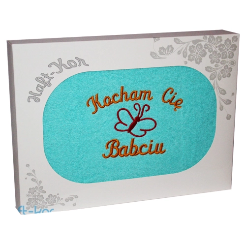 RĘCZNIK Z HAFTEM DLA DZIEŃ BABCI 70x140 NA PREZENT