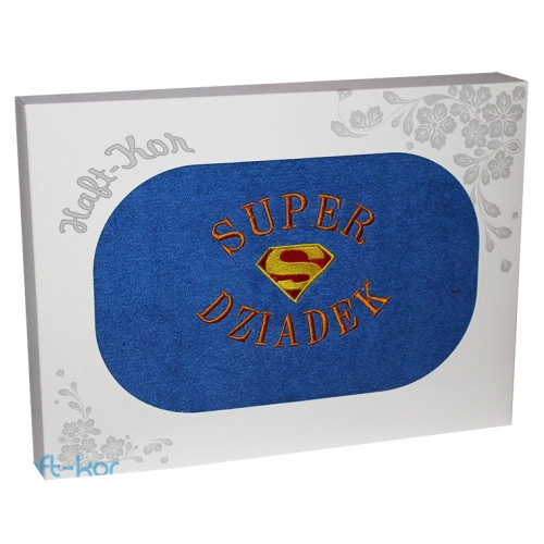 RĘCZNIK Z HAFTEM DZIEŃ DZIADKA 70x140 NA PREZENT