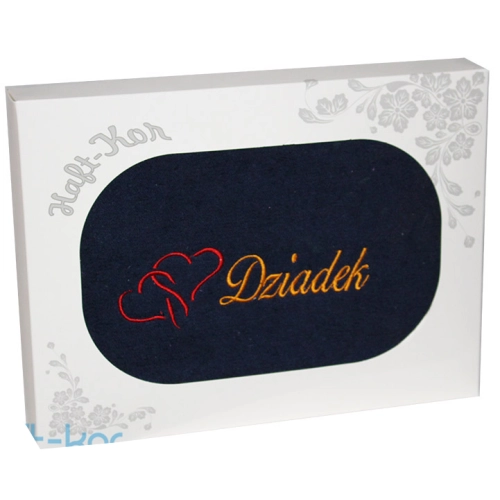 RĘCZNIK Z HAFTEM DZIEŃ DZIADKA 70x140 NA PREZENT