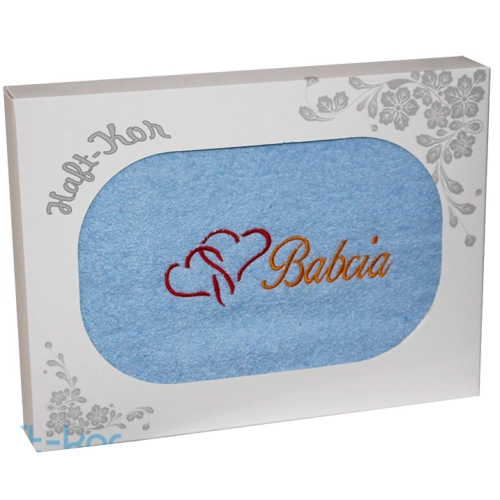 RĘCZNIK Z HAFTEM DLA DZIEŃ BABCI 70x140 NA PREZENT