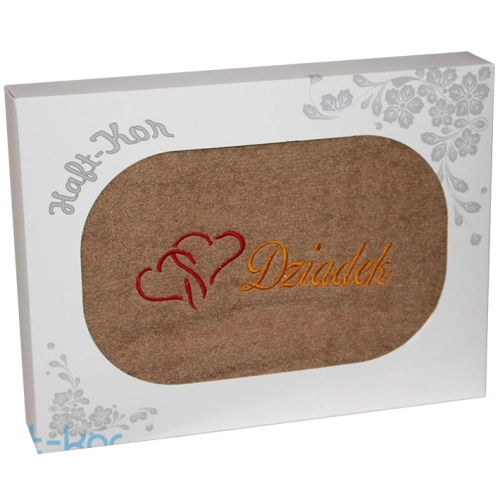 RĘCZNIK Z HAFTEM DZIEŃ DZIADKA 70x140 NA PREZENT