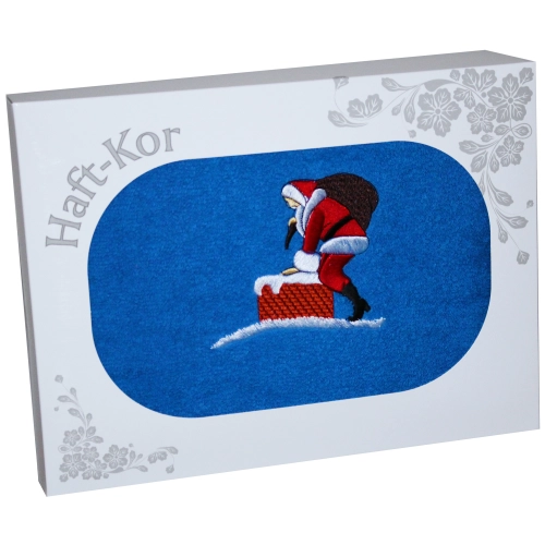 RĘCZNIK 70x140 Z HAFTEM NA PREZENT MIKOŁAJ ŚWIĘTA