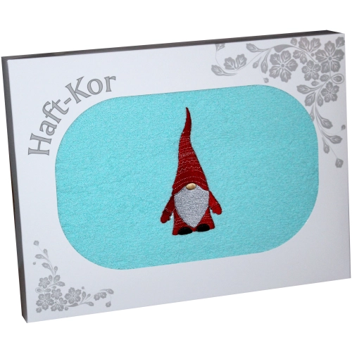 RĘCZNIK 70x140 Z HAFTEM NA PREZENT SKRZAT ŚWIĘTA