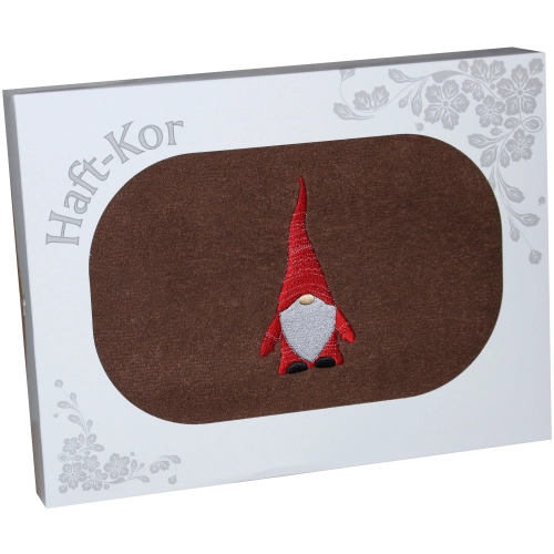 RĘCZNIK 70x140 Z HAFTEM NA PREZENT SKRZAT ŚWIĘTA