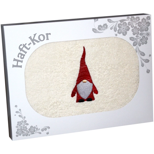 RĘCZNIK 70x140 Z HAFTEM NA PREZENT SKRZAT ŚWIĘTA