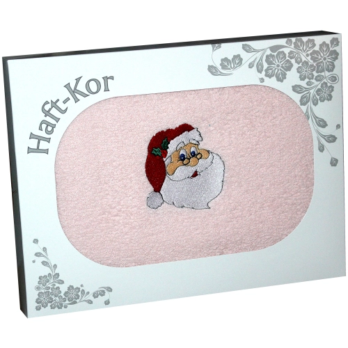 RĘCZNIK 70x140 Z HAFTEM NA PREZENT MIKOŁAJ ŚWIĘTA