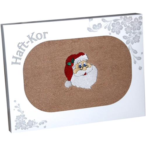 RĘCZNIK 70x140 Z HAFTEM NA PREZENT MIKOŁAJ ŚWIĘTA