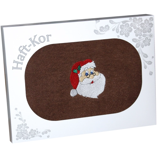 RĘCZNIK 70x140 Z HAFTEM NA PREZENT MIKOŁAJ ŚWIĘTA