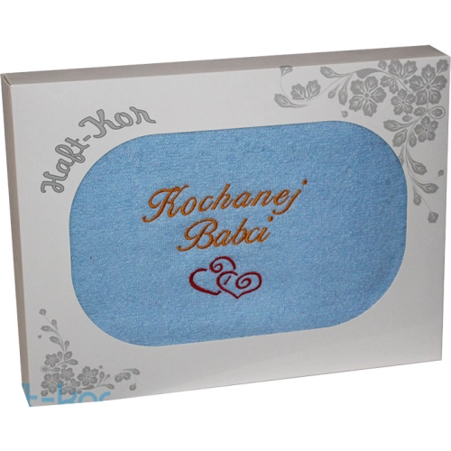 RĘCZNIK Z HAFTEM DLA DZIEŃ BABCI 70x140 NA PREZENT