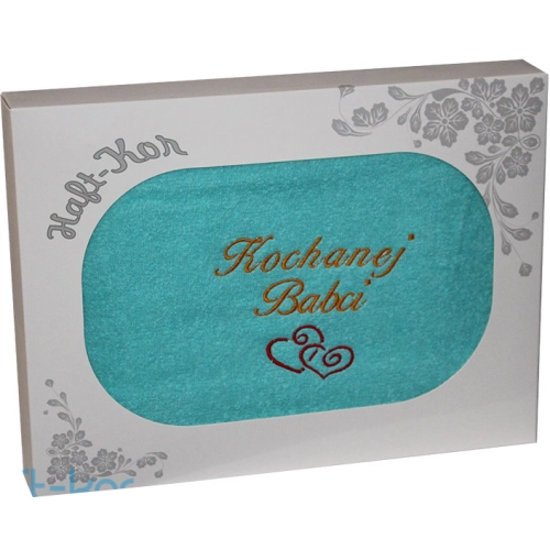 RĘCZNIK Z HAFTEM DLA DZIEŃ BABCI 70x140 NA PREZENT