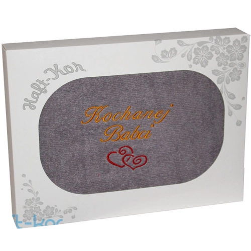 RĘCZNIK Z HAFTEM DLA DZIEŃ BABCI 70x140 NA PREZENT