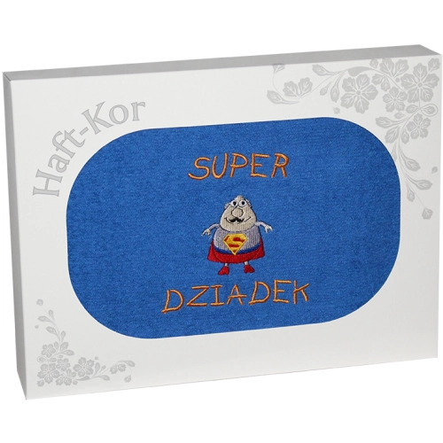 RĘCZNIK Z HAFTEM DZIEŃ DZIADKA 70x140 NA PREZENT