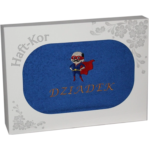 RĘCZNIK Z HAFTEM DZIEŃ DZIADKA 70x140 NA PREZENT