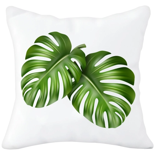 PODUSZKA  40x40 Z NADRUKIEM SUMMER LIŚĆ