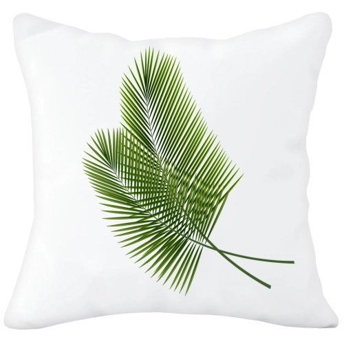 PODUSZKA  40x40 Z NADRUKIEM SUMMER LIŚĆ