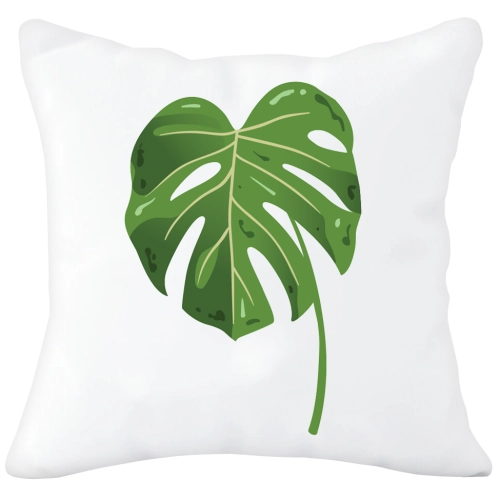 PODUSZKA  40x40 Z NADRUKIEM SUMMER LIŚĆ