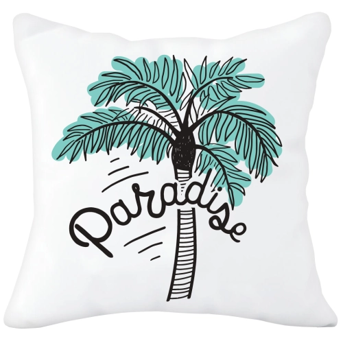 PODUSZKA  40x40 Z NADRUKIEM SUMMER LIŚĆ