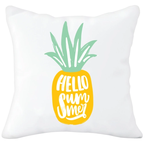 PODUSZKA  40x40 Z NADRUKIEM SUMMER LIŚĆ