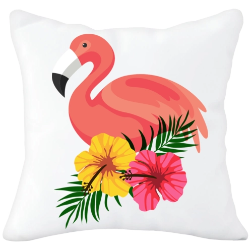 PODUSZKA  40x40 Z NADRUKIEM SUMMER LIŚĆ