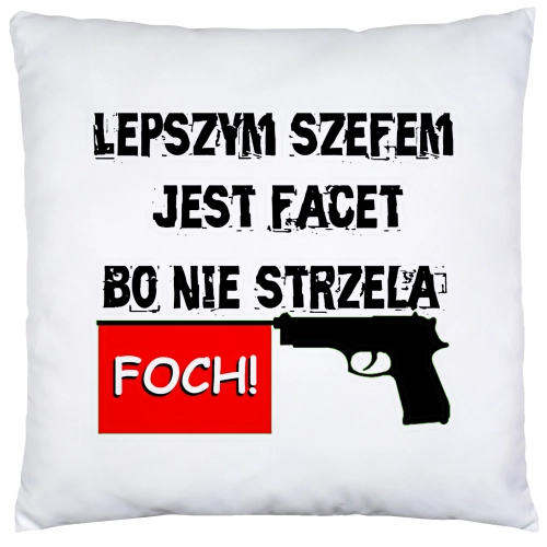 PODUSZKA 40x40 DZIEŃ CHŁOPAKA FACETA PREZENT DRUK