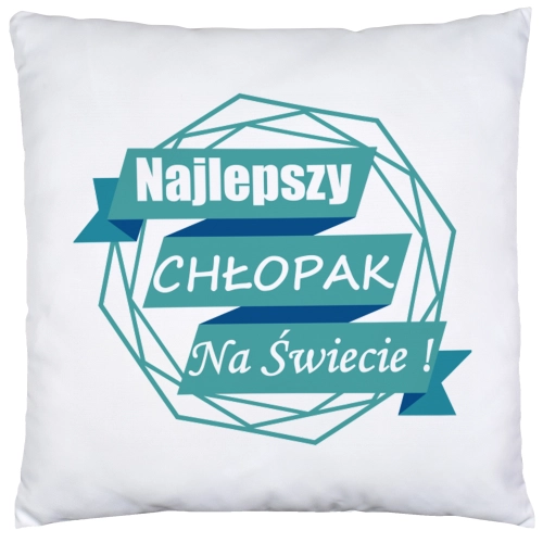 PODUSZKA 40x40 DZIEŃ CHŁOPAKA FACETA PREZENT DRUK