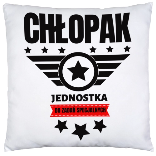 PODUSZKA 40x40 DZIEŃ CHŁOPAKA FACETA PREZENT DRUK