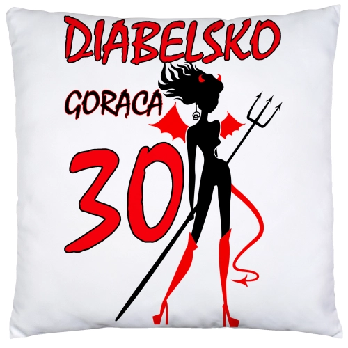 PODUSZKA 40x40 PREZENT URODZINY 30 TRZYDZIESTKĘ