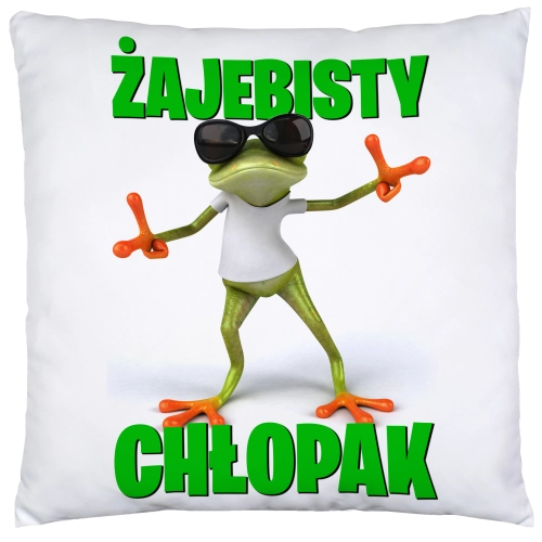 PODUSZKA 40x40 DZIEŃ CHŁOPAKA FACETA PREZENT DRUK