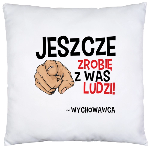 PODUSZKA 40x40 DZIEŃ NAUCZYCIEL WYCHOWAWCA PREZENT