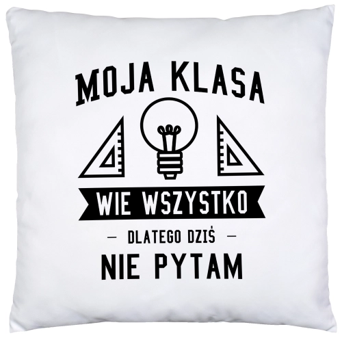 PODUSZKA 40x40 DZIEŃ NAUCZYCIEL WYCHOWAWCA PREZENT