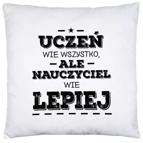 PODUSZKA 40x40 DZIEŃ NAUCZYCIEL WYCHOWAWCA PREZENT