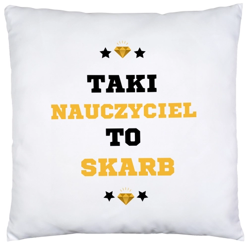 PODUSZKA 40x40 DZIEŃ NAUCZYCIEL WYCHOWAWCA PREZENT