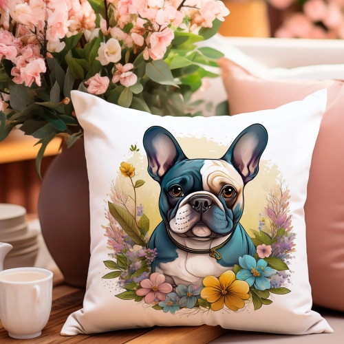 POSZEWKA WIELKANOCNA 40x40 JASIEK WIELKANOC WIOSENNA DEKORACYJNA PIES