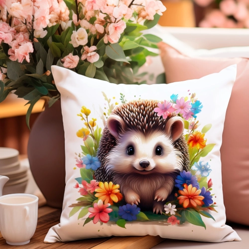 PODUSZKA WIOSENNA WIELKANOCNA 40x40 JASIEK WIELKANOC DEKORACYJNA JEŻ