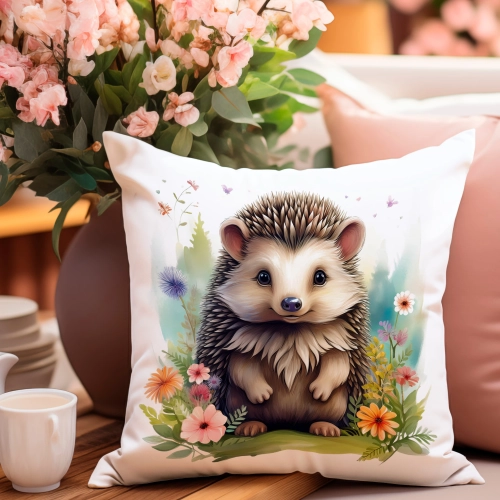 PODUSZKA WIOSENNA WIELKANOCNA 40x40 JASIEK WIELKANOC DEKORACYJNA JEŻ