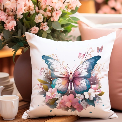 POSZEWKA WELUROWA WIELKANOCNA 40x40 JASIEK  WIOSENNA DEKORACYJNA WAŻKA