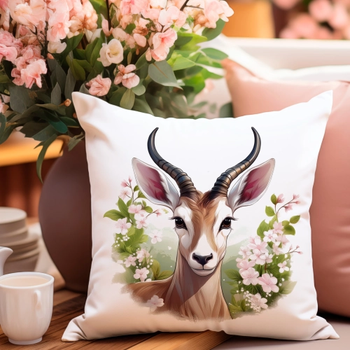 PODUSZKA WIOSENNA WIELKANOCNA 40x40 JASIEK WIELKANOC DEKORACYJNA JELEŃ