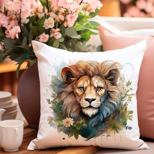 POSZEWKA WIELKANOCNA 40x40 JASIEK WIELKANOC WIOSENNA DEKORACYJNA LEW