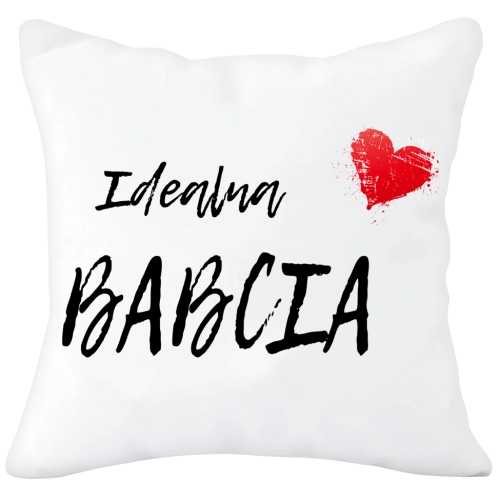 PODUSZKA 40x40 Z NADRUKIEM NA PREZENT DLA BABCI
