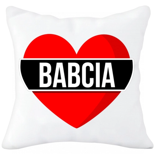 PODUSZKA 40x40 Z NADRUKIEM NA PREZENT DLA BABCI