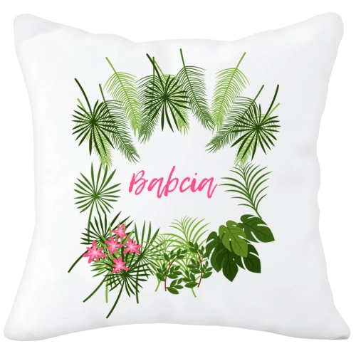 PODUSZKA 40x40 Z NADRUKIEM NA PREZENT DLA BABCI