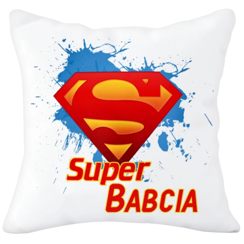 PODUSZKA 40x40 Z NADRUKIEM NA PREZENT DLA BABCI